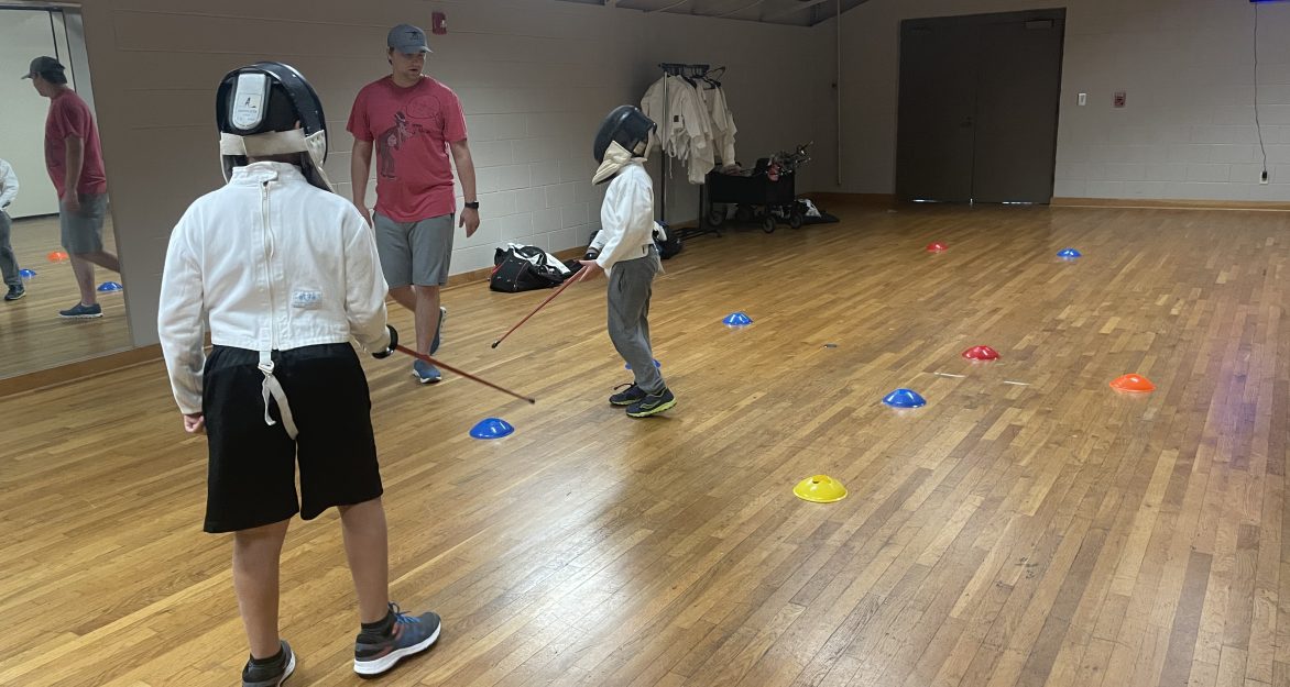 Fencing lessons
