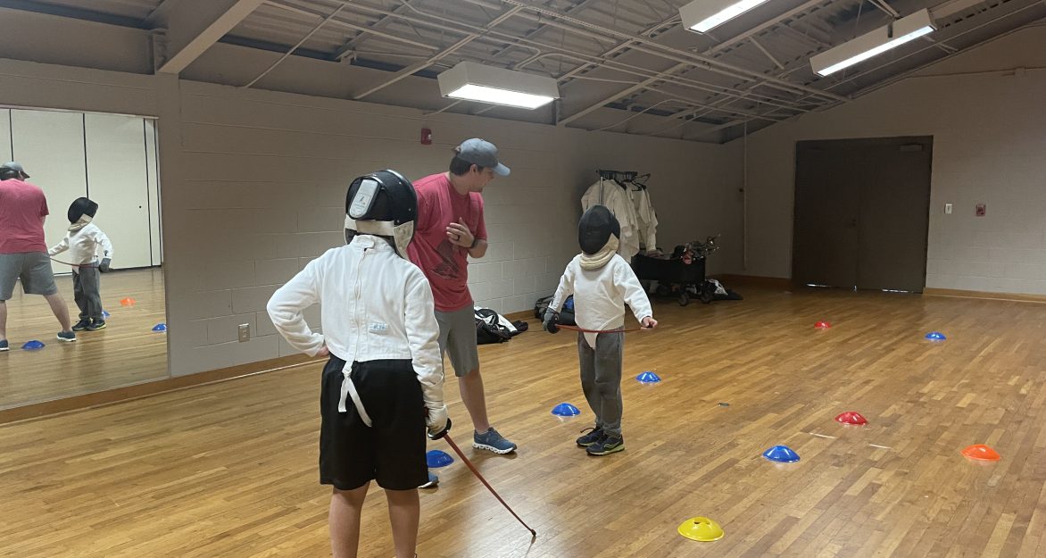 Fencing lessons