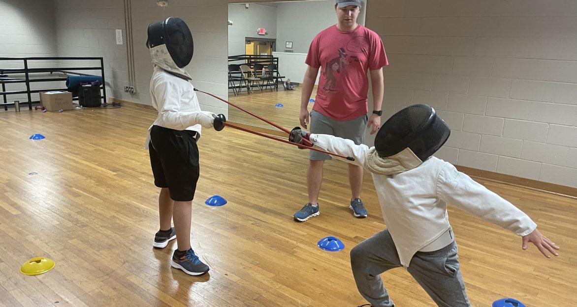 Fencing lessons