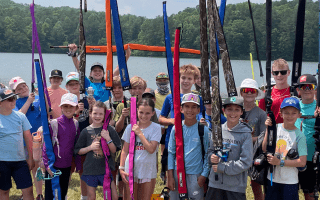 Fishing camp group picture