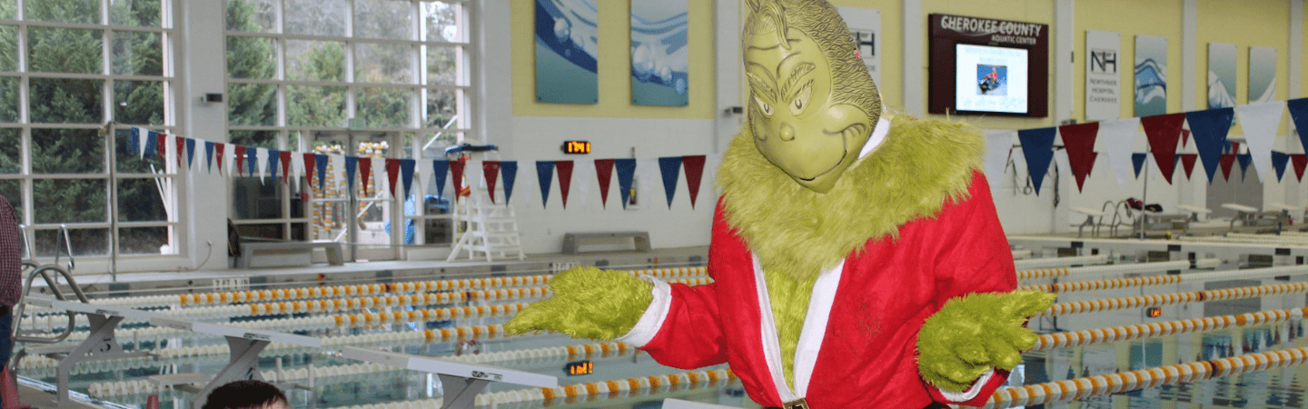 Swim with the Grinch Event Header